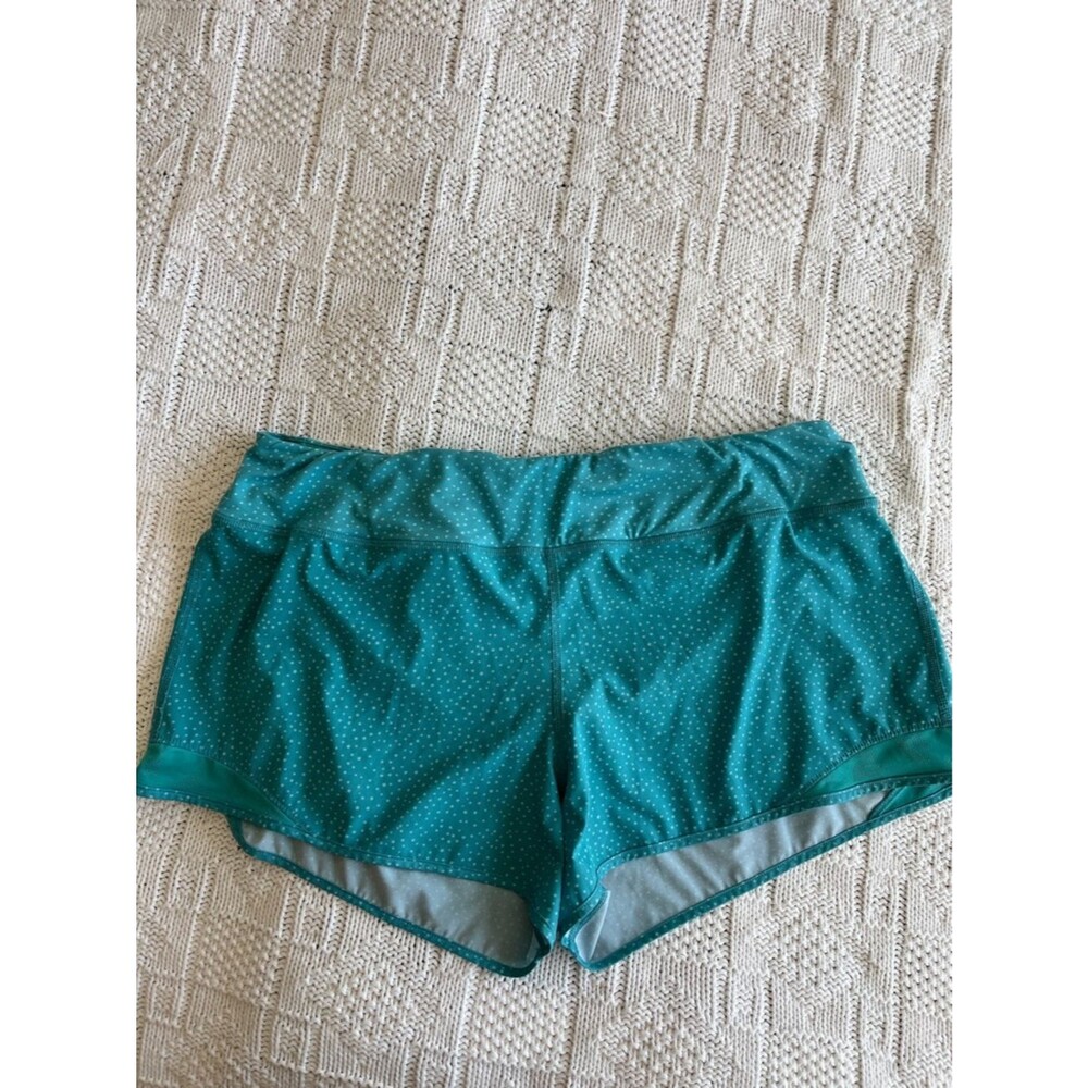 RABBIT Catch Me if You Can Relaxed 2.5" Running Shorts in Baltic Polka Dot Sz XL